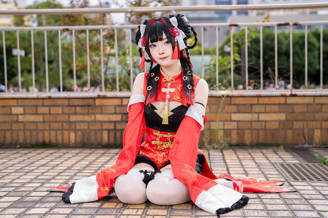 コスプレ】月ノ美兎チャイ衣装コスがめちゃ可愛い！ 注目レイヤー”えび