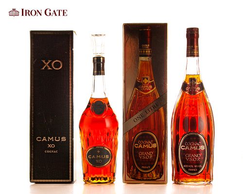 Camus Cognac Grand VSOP and XO - Mixed- 2 bottle(s) sold at