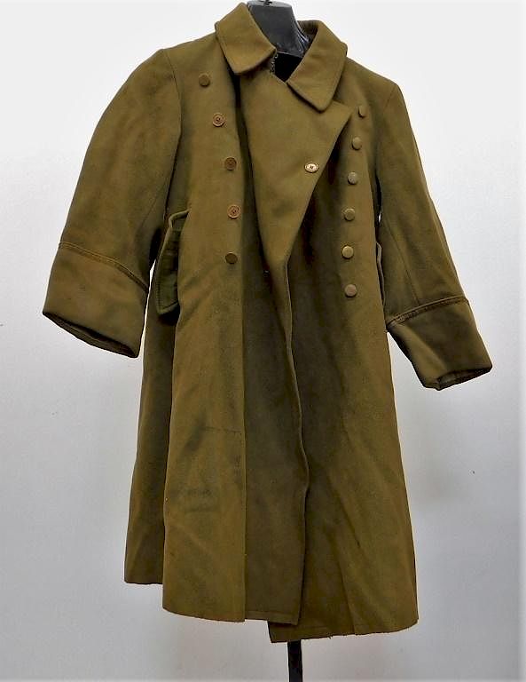WWII Japanese Army Officers M1938 Overcoat 1st Pat sold at auction
