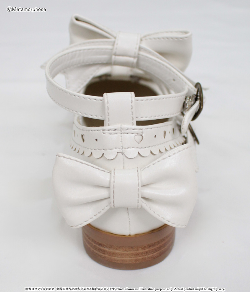 トリプルリボンクロスストラップシューズ | metamorphose temps de