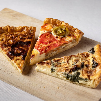 キッシュ3種類アソート（トマト・行者にんにく・ポロネギ）｜PREZO