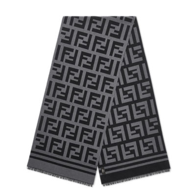Scarf Wool Black | Fendi