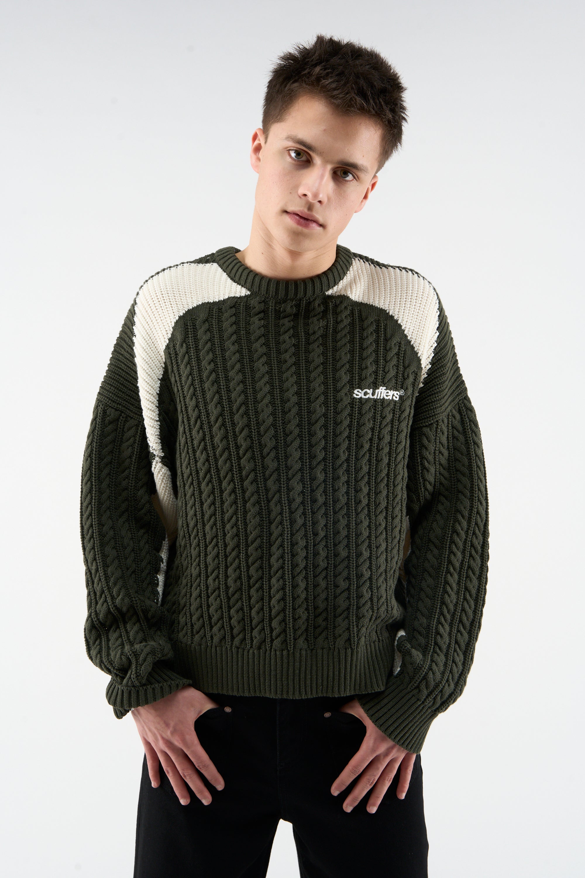 Essex Green Knit – Scuffers