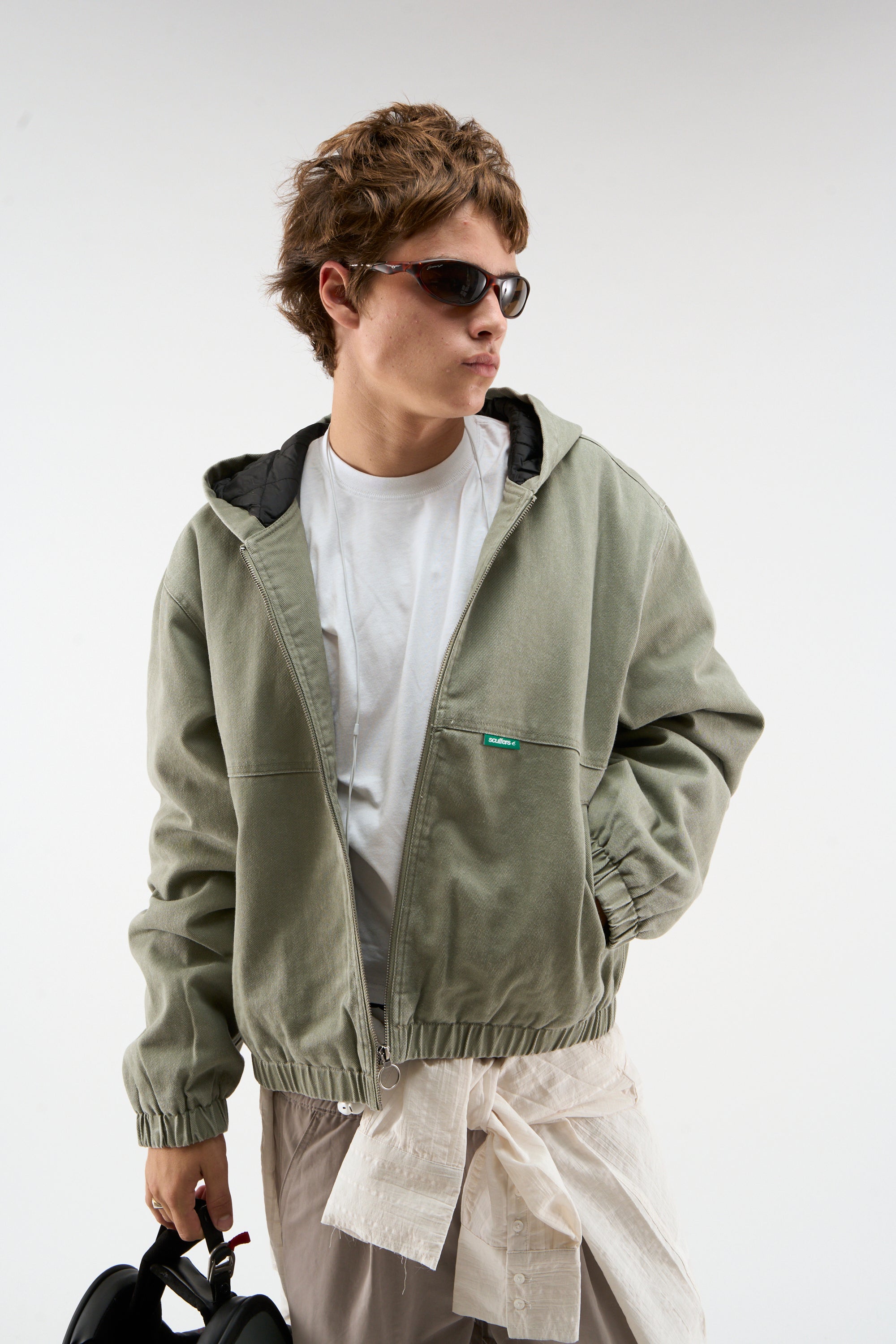 Stained Light Green Work Jacket – Scuffers