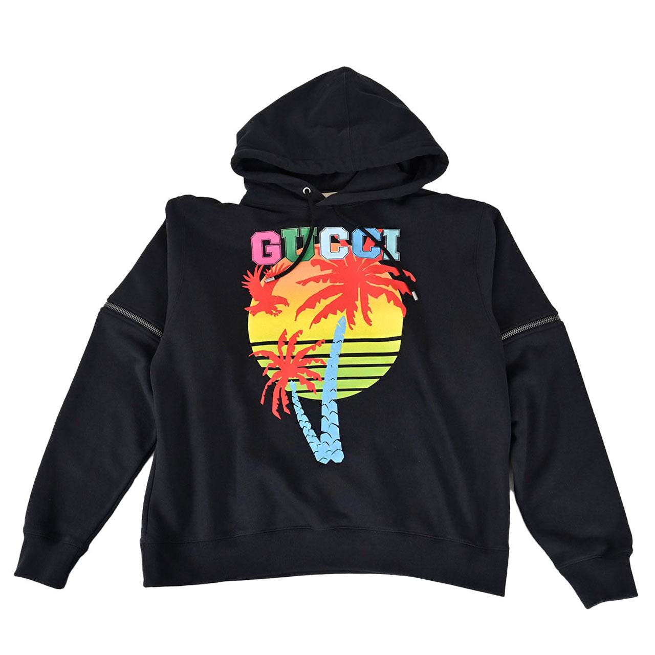 グッチ GUCCI パーカー 700117 XJEOT 1082 ブラック メンズ 【ラスト1