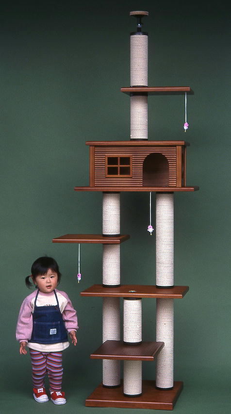 CT◇日本国産 家具調キャットタワー ガリッコCT◇日本国産 ヘビーLR-A