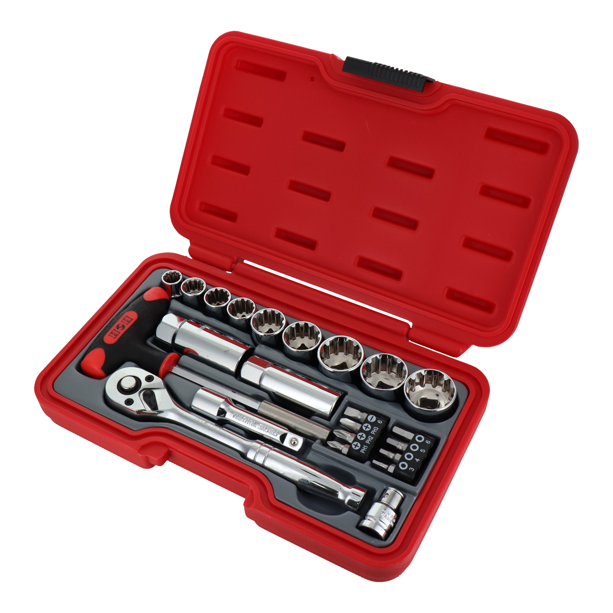 H-4013 ソケットレンチ ソケット＆ビットセット 13pcs.ソケットレンチ