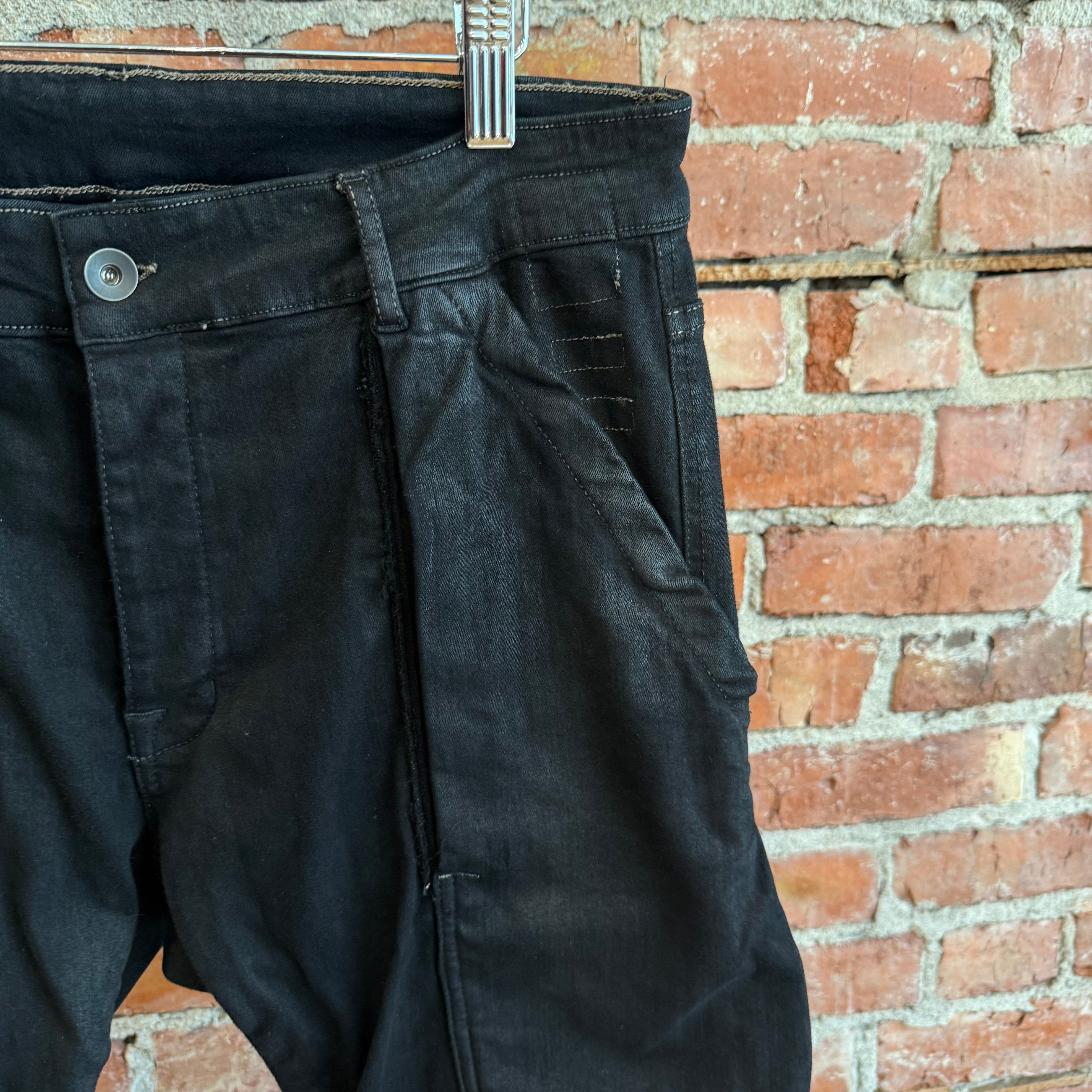 RICK OWENS DRKSHDW MEMPHIS CUT JEANS (32) 'BLACK' – Sadō Room