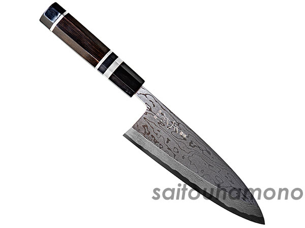 正本総本店本霞八層打玉青鋼誂和包丁の通販「サイトウ刃物店」