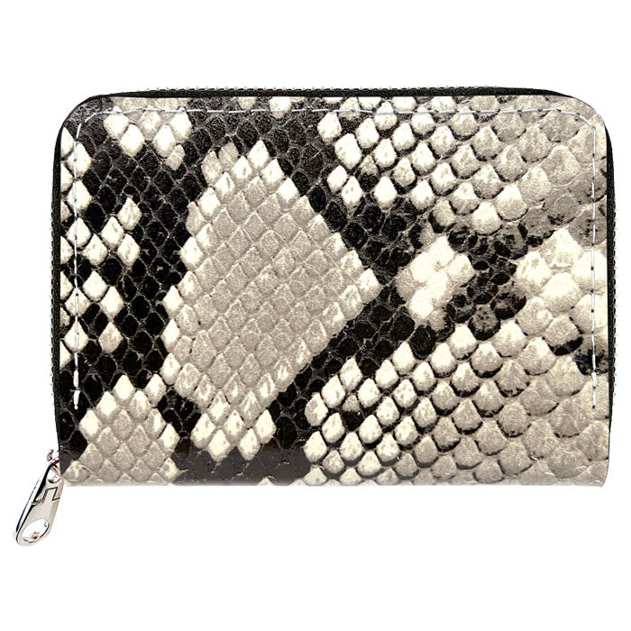 財布の百貨店公式】 ミニ財布 本革 ダイヤモンド パイソン 財布 ミニ