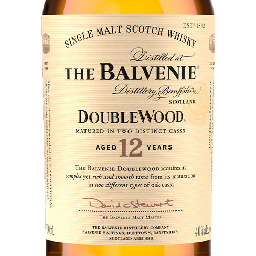 ザ バルヴェニー 12年 ダブルウッド 40% 700ml 箱付 シングルモルト