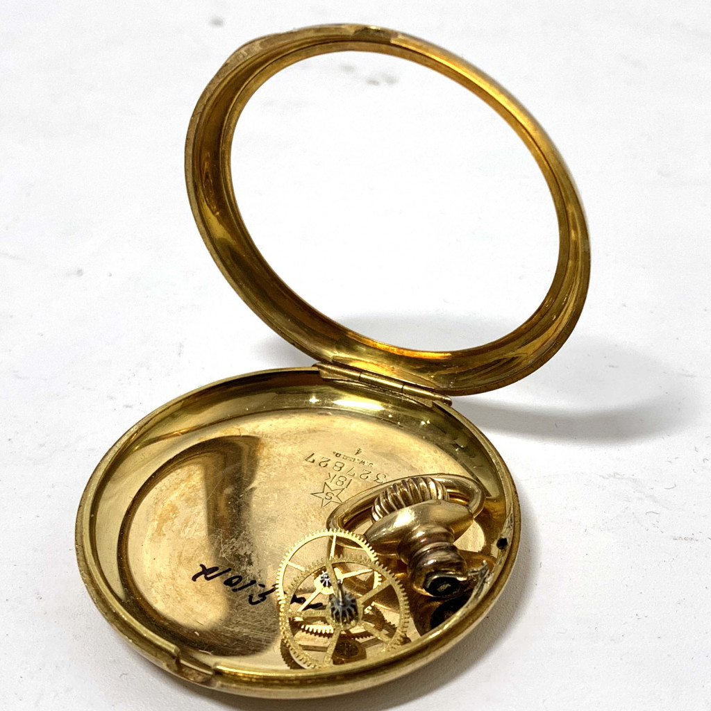 K18 懐中時計ケース リューズの買取実績 | 買取専門店さすがや