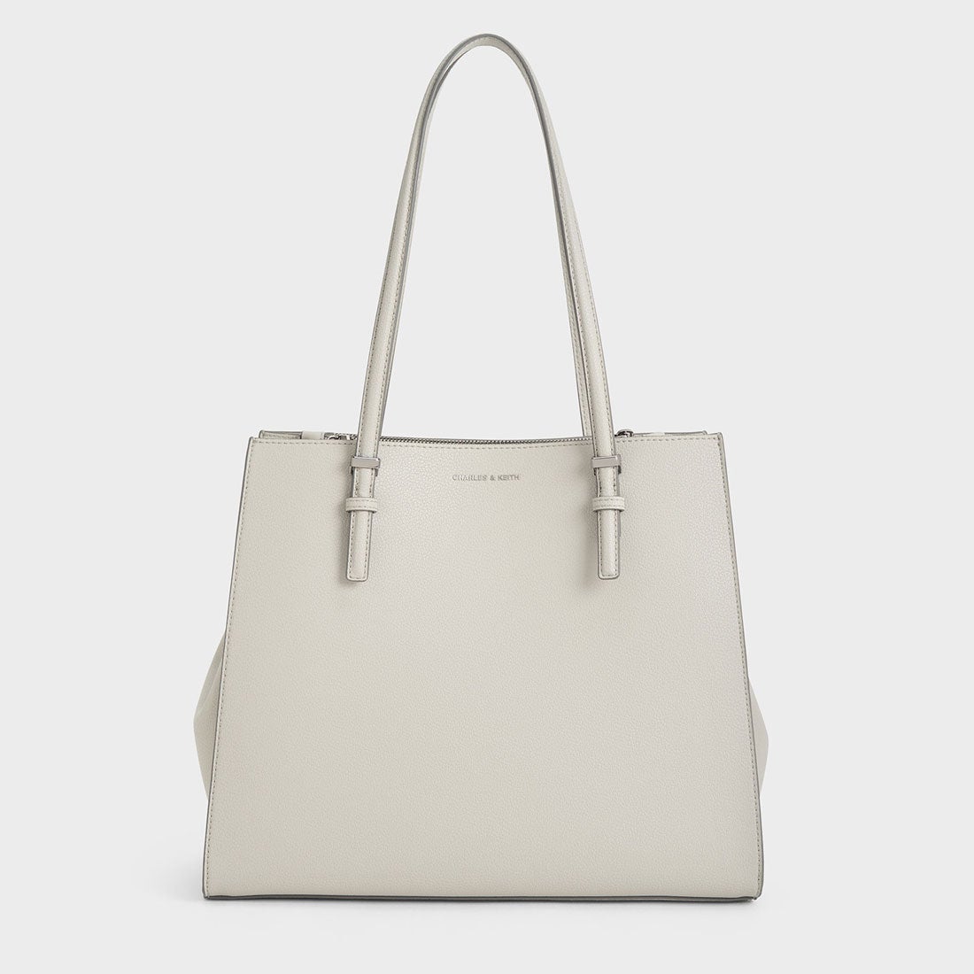 CHARLES & KEITH クラシックダブルハンドル トートバッグ 【再入荷