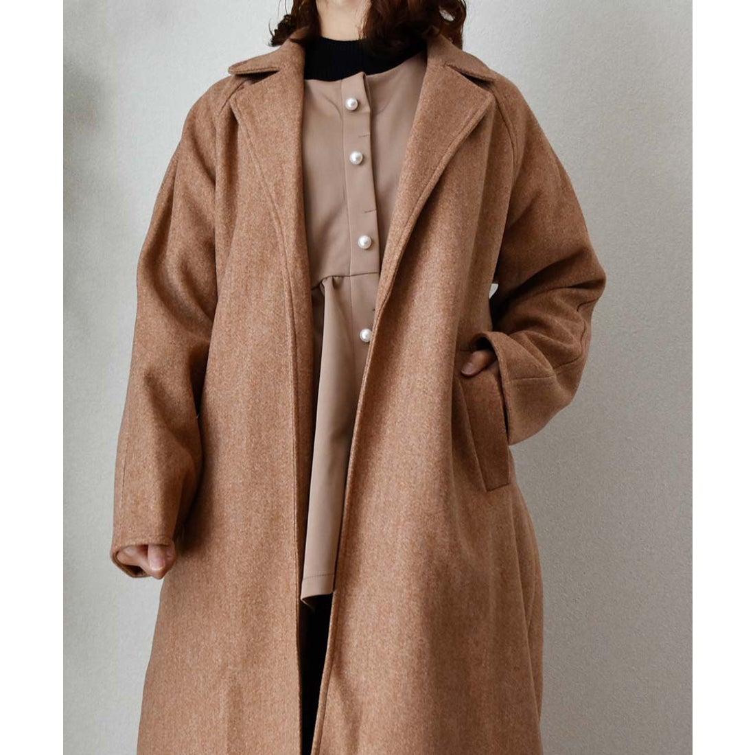 アルゴトウキョウ ARGO TOKYO Wool Blend Long Gown Coat 21079ウール