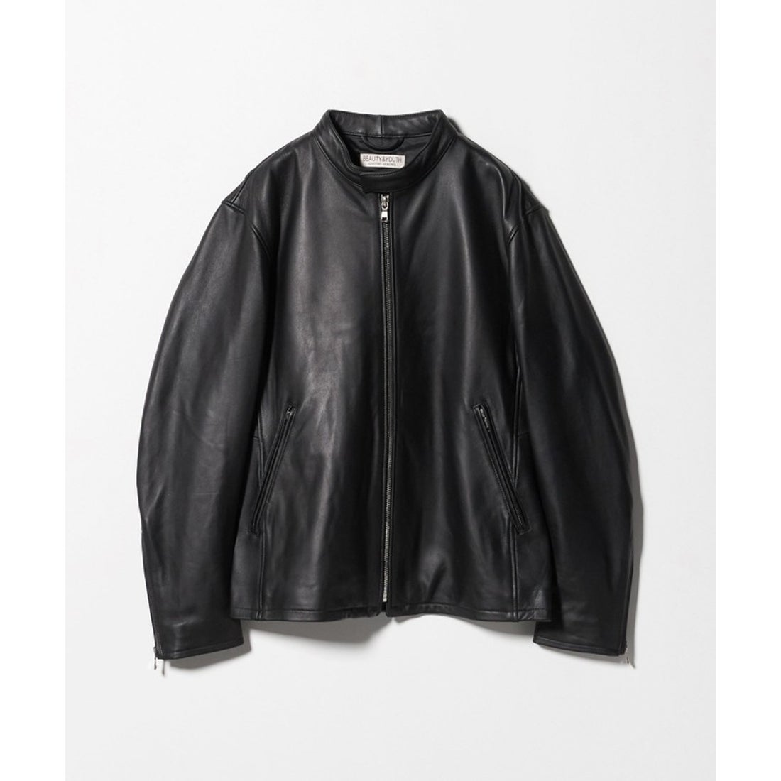 BEAUTY&YOUTH UNITED ARROWS シープレザー シングル ライダース