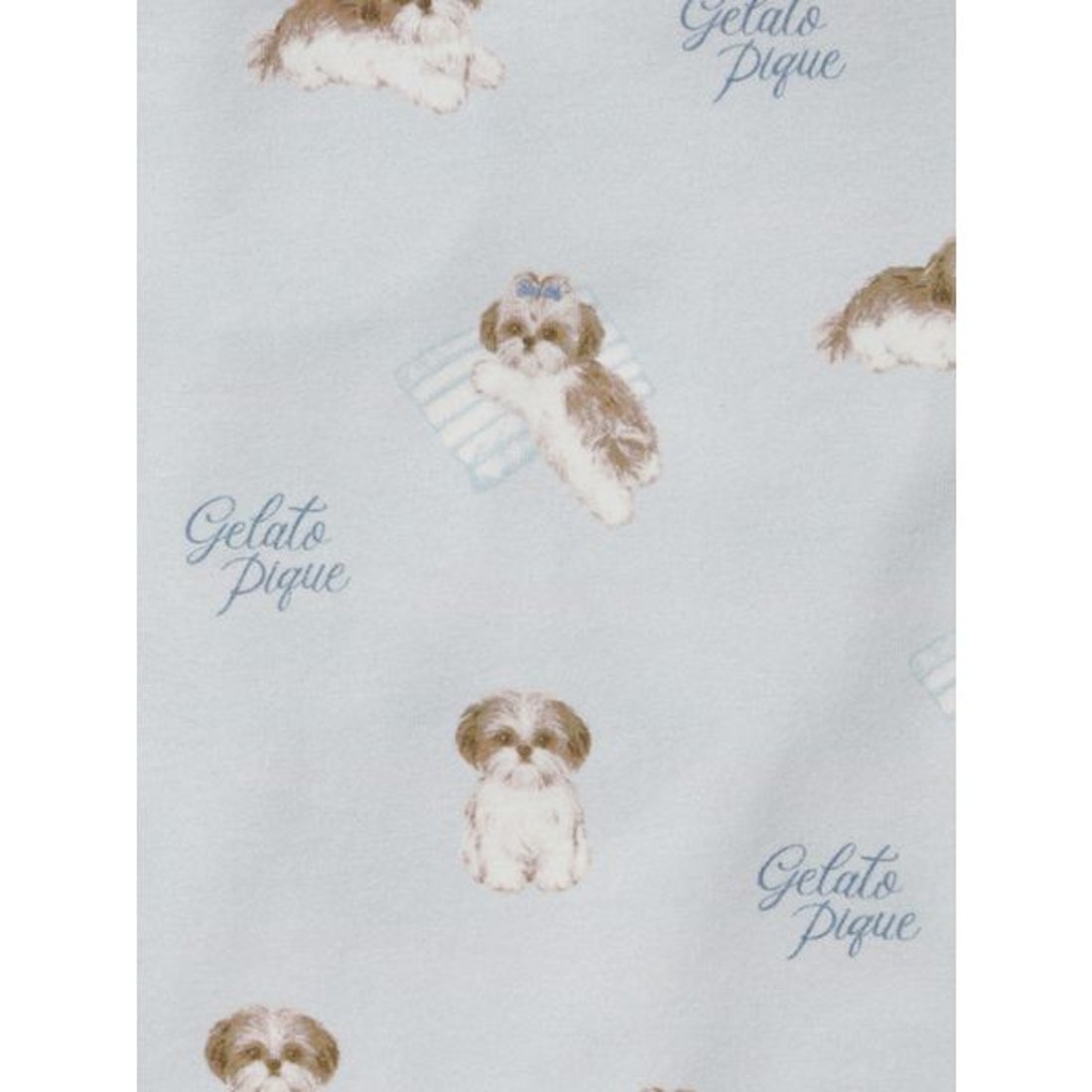 ジェラートピケ gelato pique 【CAT&DOG】シーズー柄プルオーバー