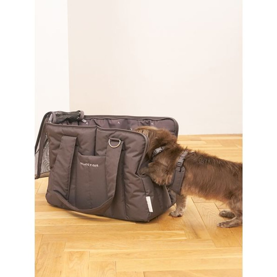 ジェラートピケ gelato pique 【CAT&DOG】キルティングキャリーバック