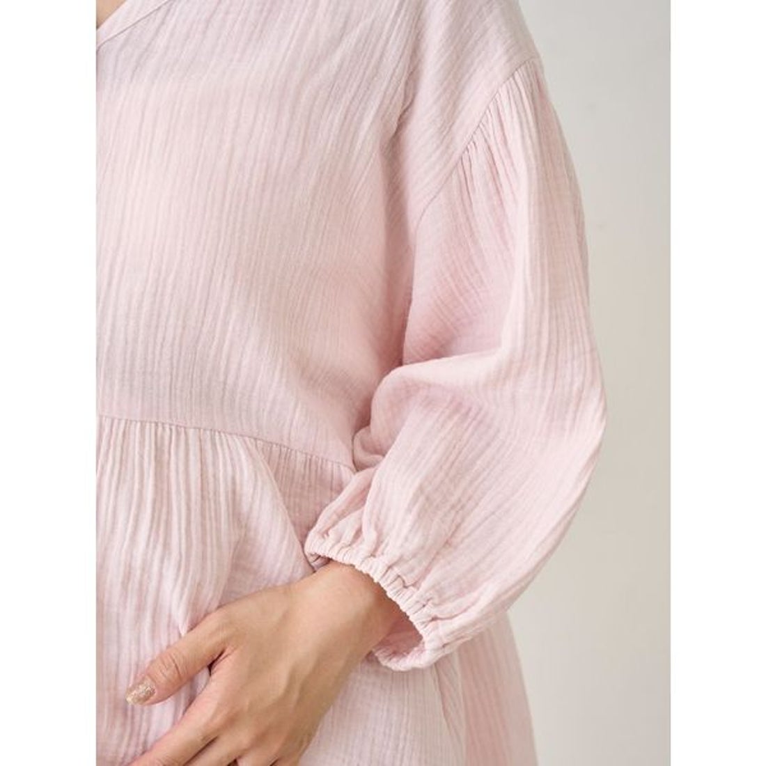 ジェラートピケ gelato pique マタニティガーゼプルオーバー （CGRY