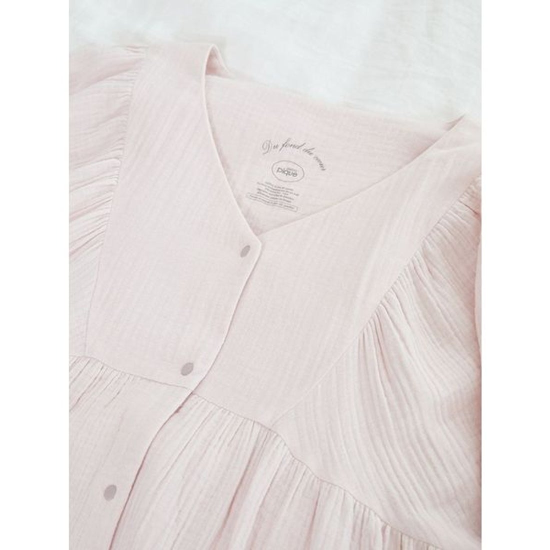 ジェラートピケ gelato pique マタニティガーゼワンピース （PNK