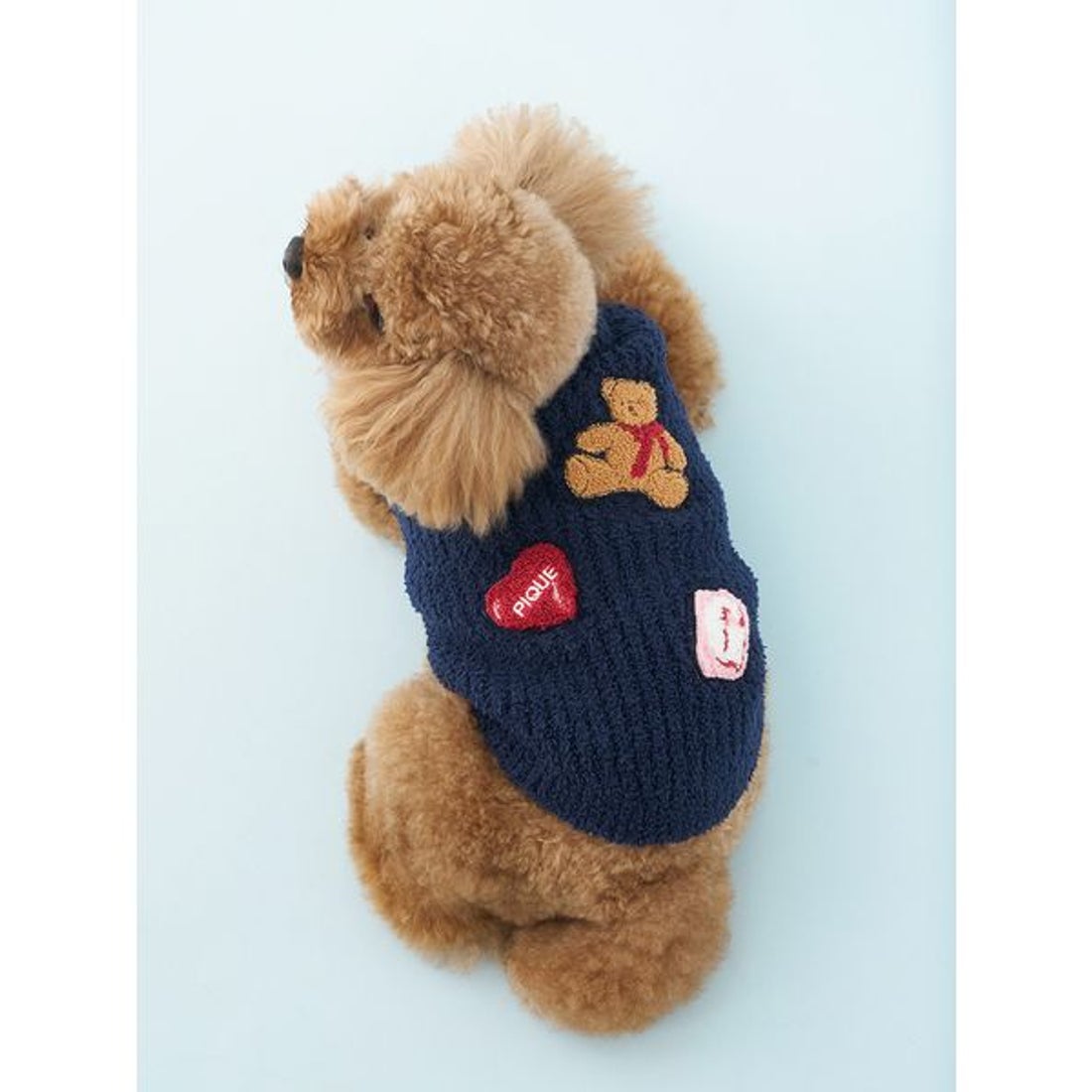 ジェラートピケ gelato pique 【CAT&DOG】ベビモコベアサガラ刺繍プル