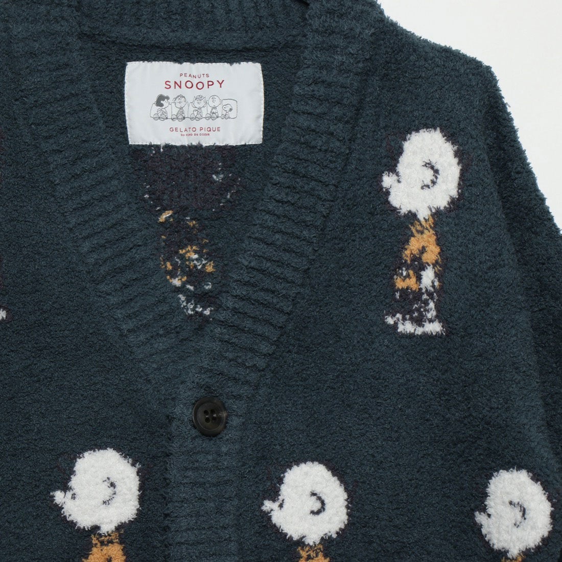 ジェラートピケ gelato pique 【HOMME】SNOOPY JQDカーディガン