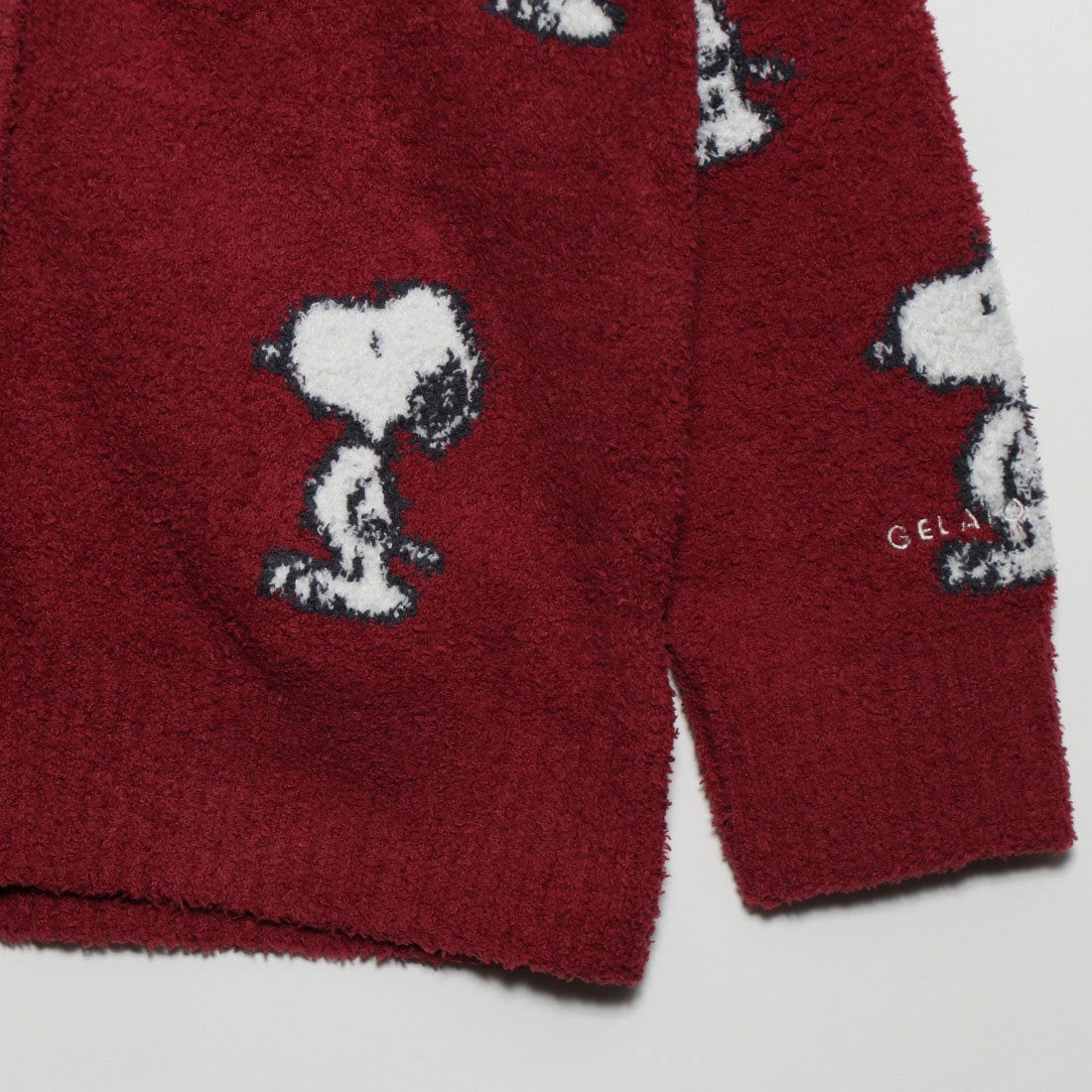 ジェラートピケ gelato pique 【SNOOPY】JQD カーディガン （レッド