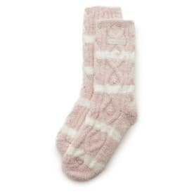 ジェラートピケ gelato pique ベビモコアランボーダーソックス （PNK