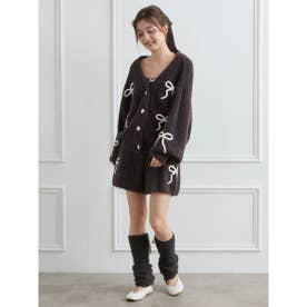 ジェラートピケ gelato pique 【HALLOWEEN】リボンフェザーショート