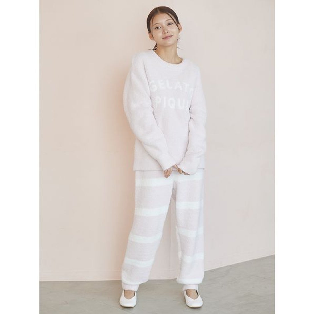 ジェラートピケ gelato pique パウダーロゴジャガードプルオーバー