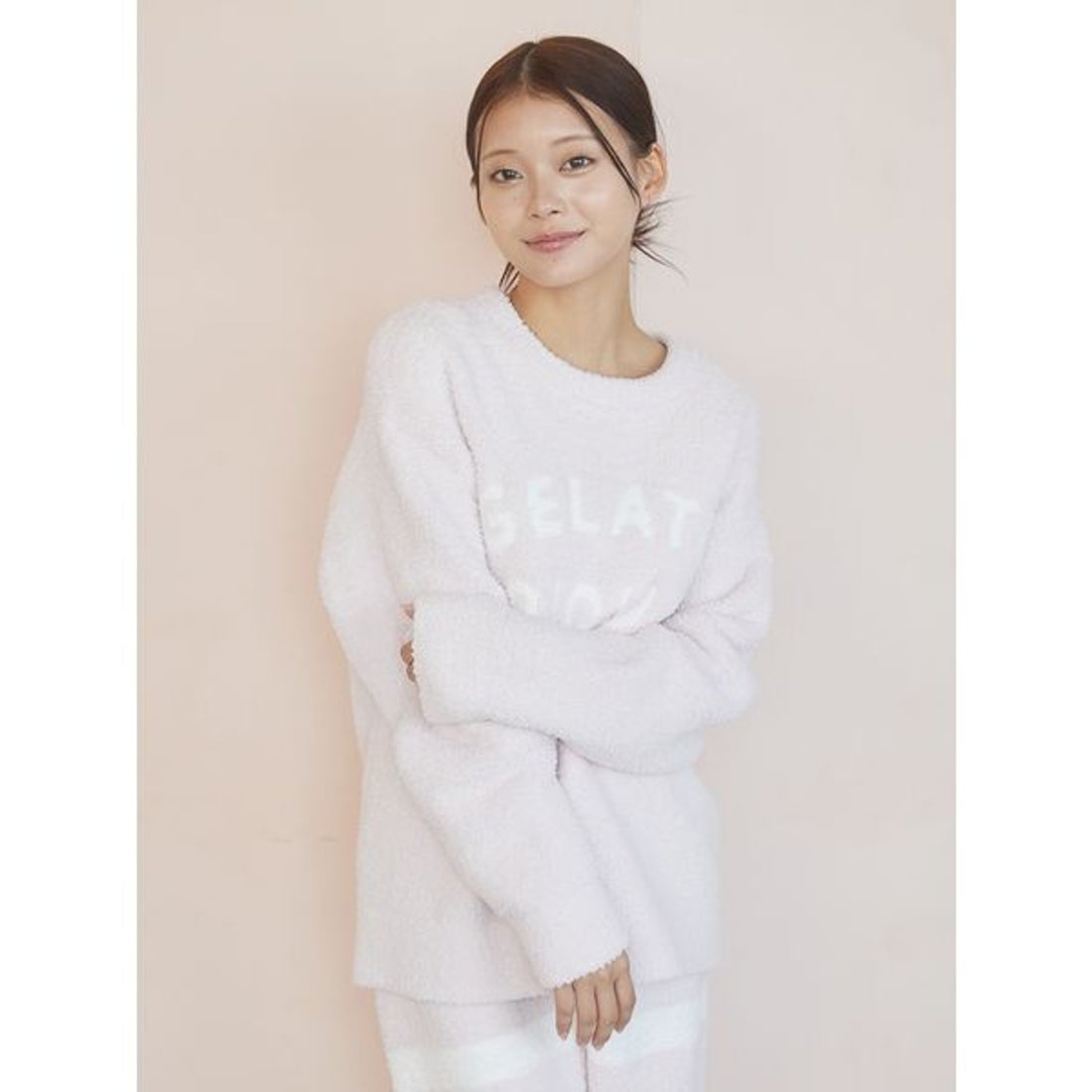 ジェラートピケ gelato pique パウダーロゴジャガードプルオーバー