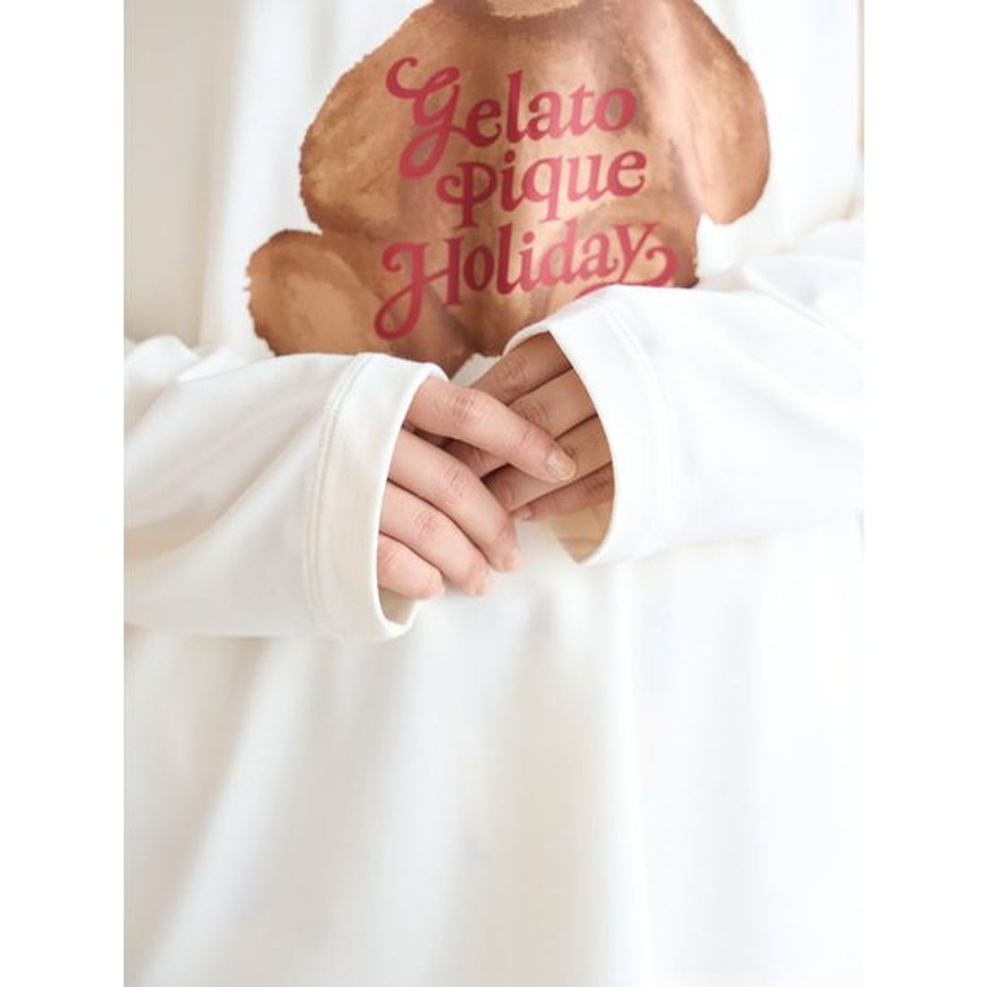 ジェラートピケ gelato pique 【HOLIDAY】ベアワンポイントロンT （IVR