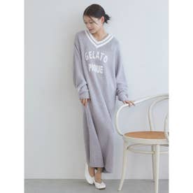 ジェラートピケ gelato pique べビモコプレッピーワンピース （LGRY