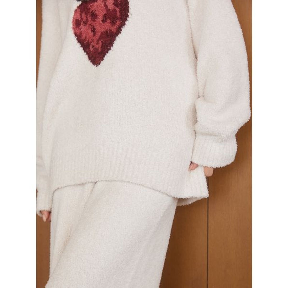 ジェラートピケ gelato pique メランジストロベリージャガードプル