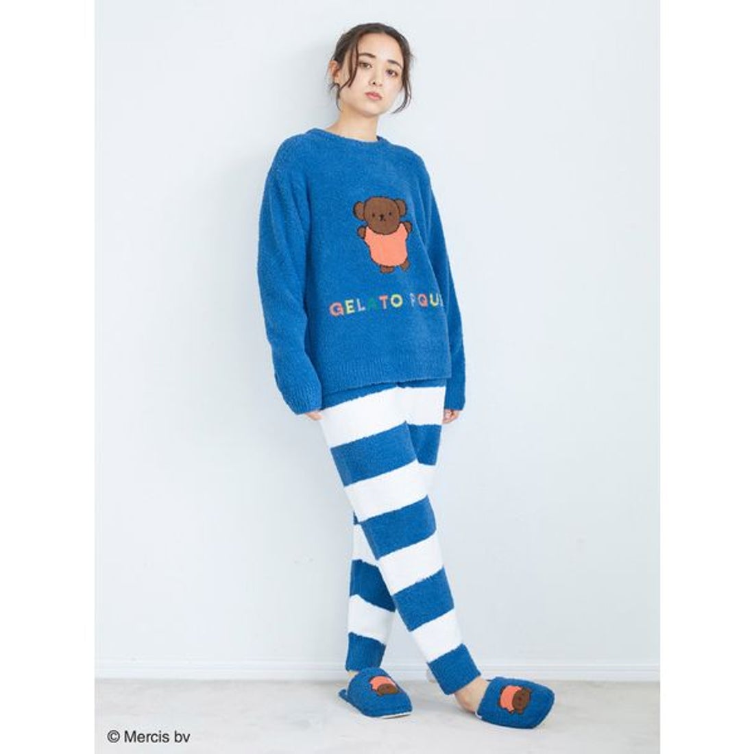 ジェラートピケ gelato pique 【Dick Bruna】ベビモコジャガードプル