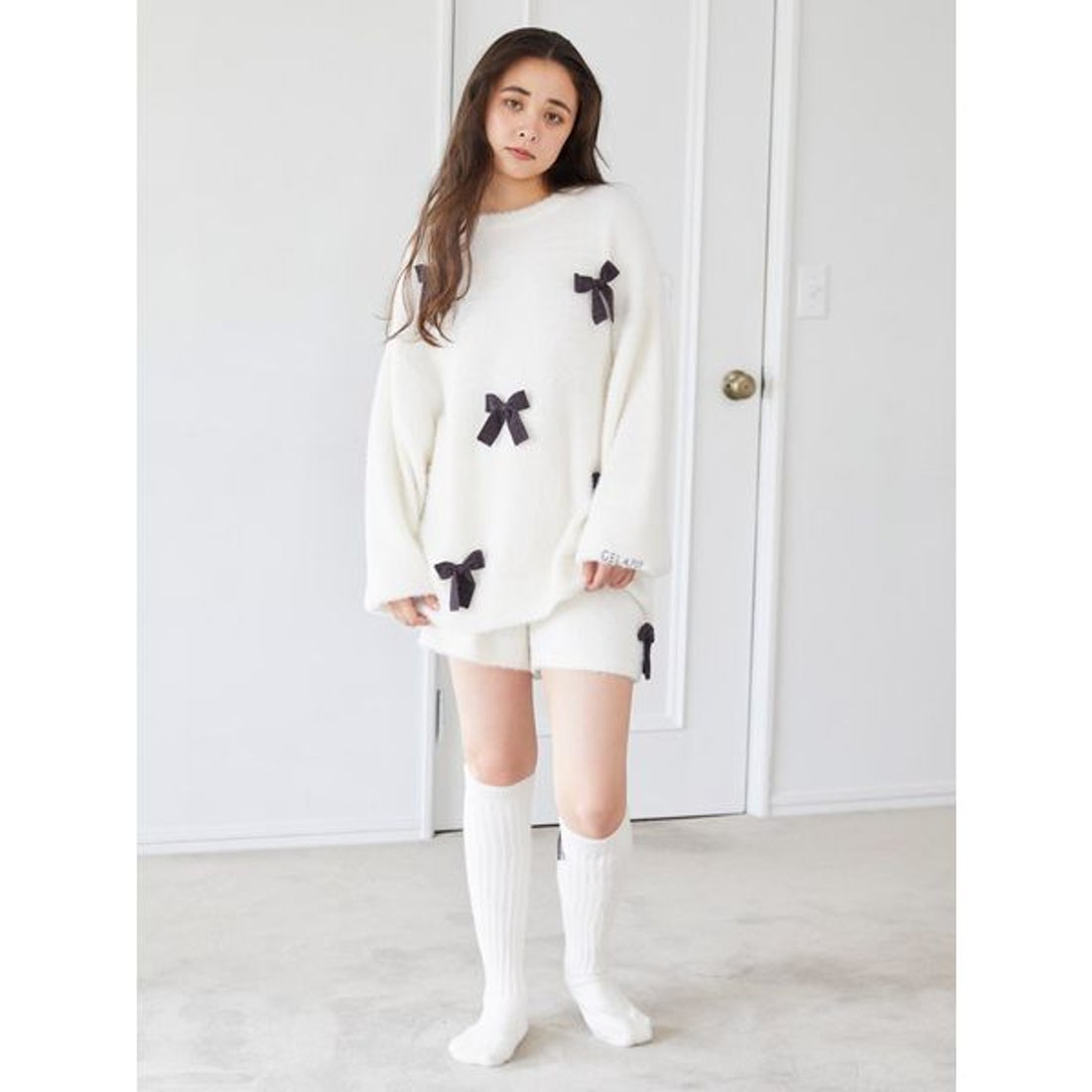 ジェラートピケ gelato pique リボンショートパンツ （OWHT