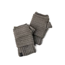 デヴォア DEVOA Knit Glove Cashmere （KHAKI） -FASCINATE