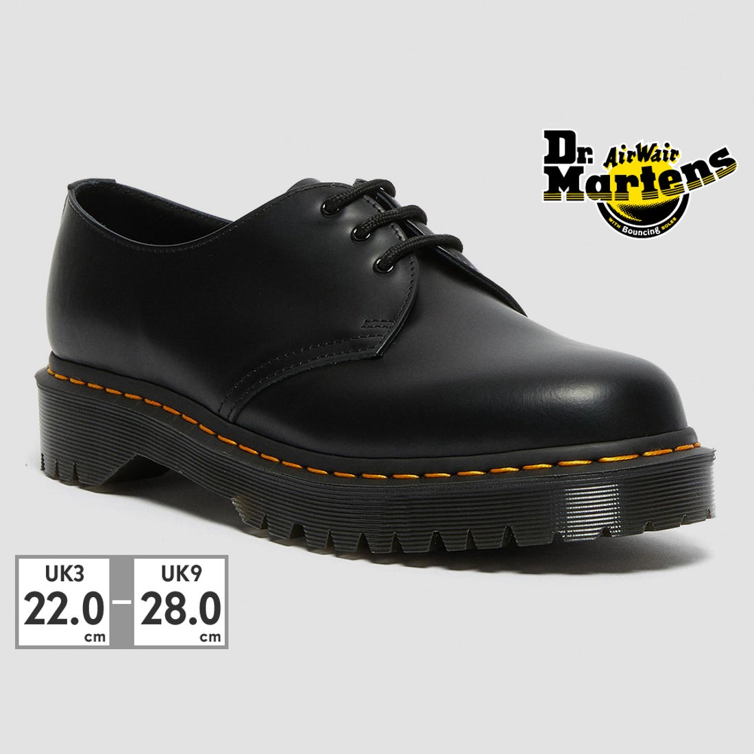 ドクターマーチン Dr.Martens レディース メンズ 厚底 3ホール