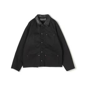 エディション Edition カットオフ ブラックデニム カバーオール （19