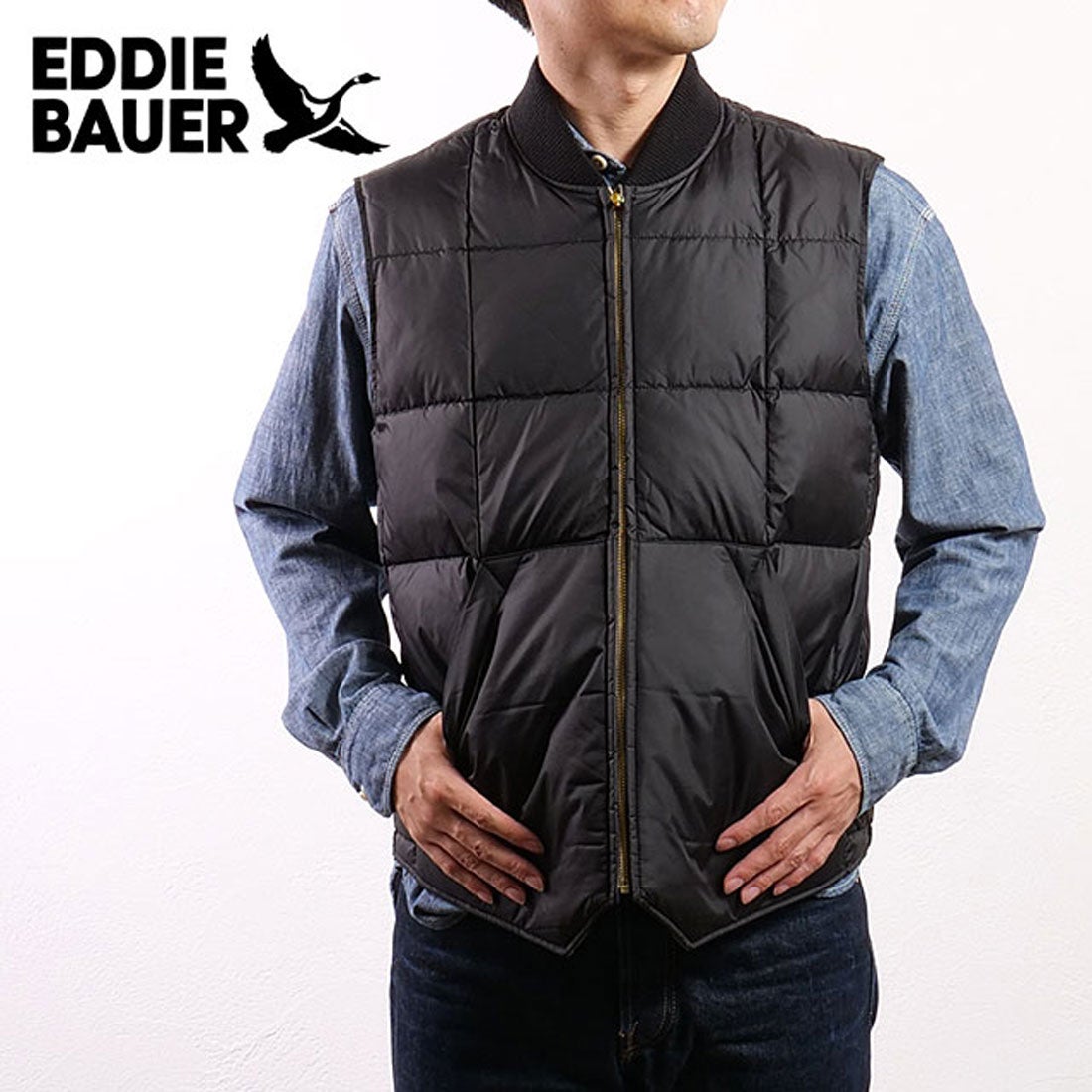 エディー・バウアー Eddie Bauer CANADIAN VEST BLACK [E942420M-06