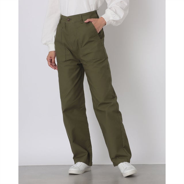 フェピュール feepur 【低身長向けサイズあり】ベイカーパンツ/ （KHA