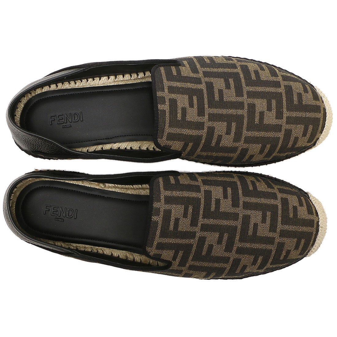 フェンディ FENDI 靴 エスパドリーユ モカシン FFロゴ ズッカ柄