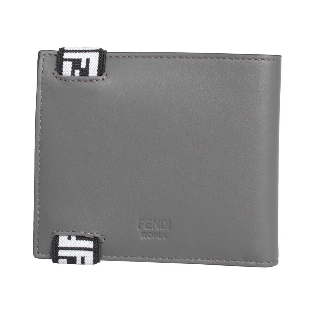 フェンディ FENDI 財布 二つ折り メンズ BI-FOLD WALLET グレー 7M0266
