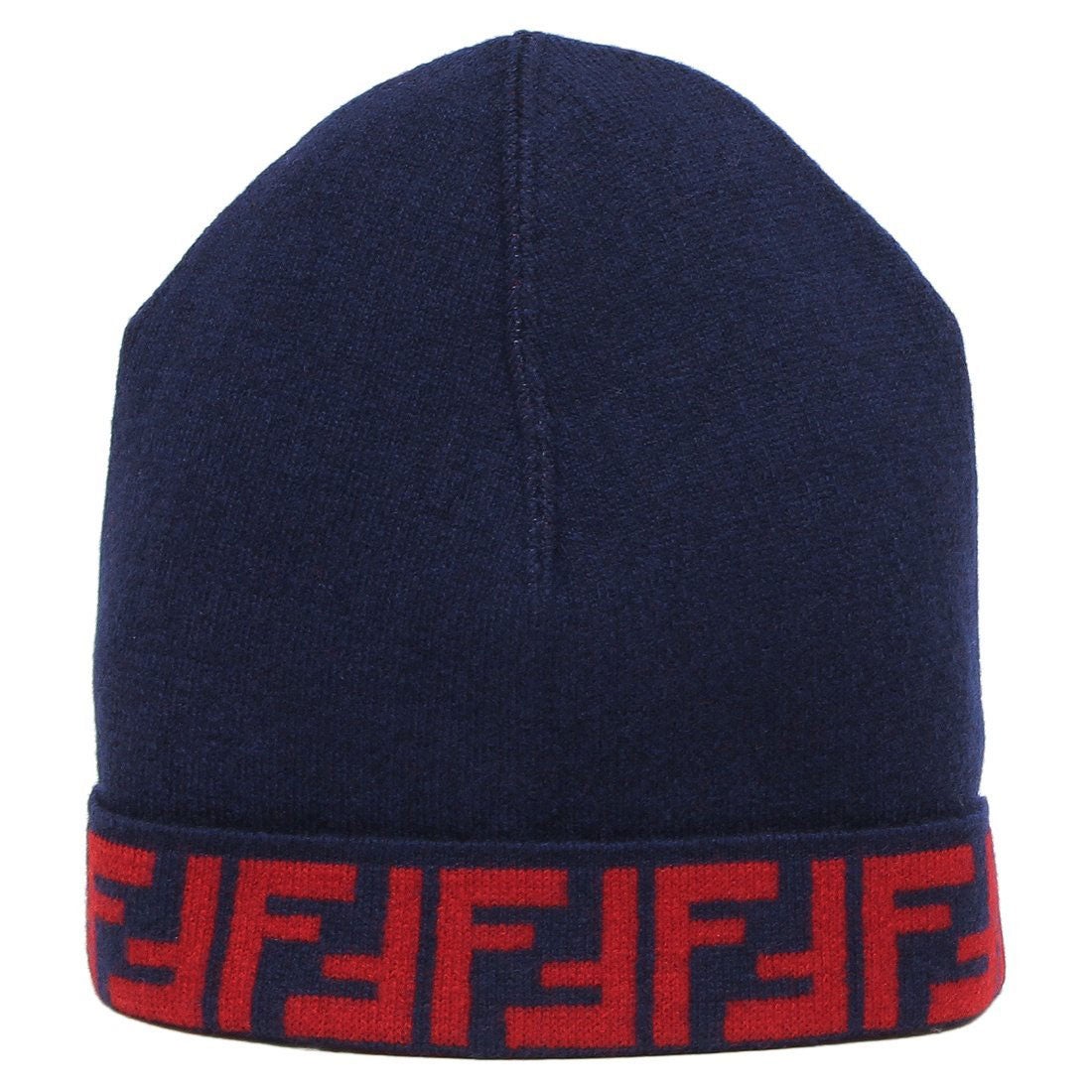 フェンディ FENDI ニット帽 ビーニー レディース ガールズ FF柄 ズッカ