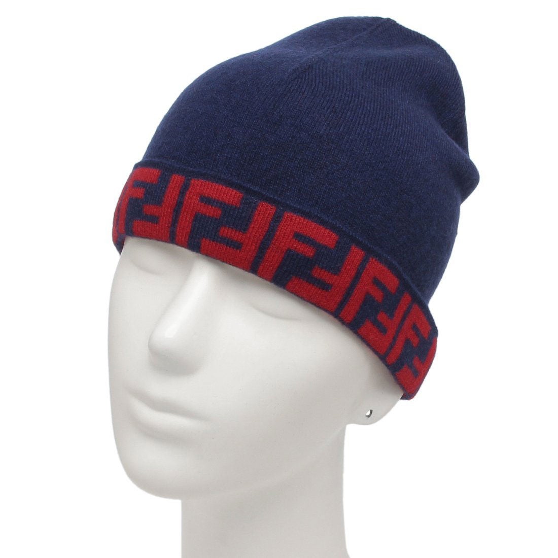 フェンディ FENDI ニット帽 ビーニー レディース ガールズ FF柄 ズッカ