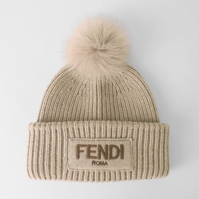 フェンディ FENDI ニットキャップ ポンポン ヴォルペ BEANIE FXQ848