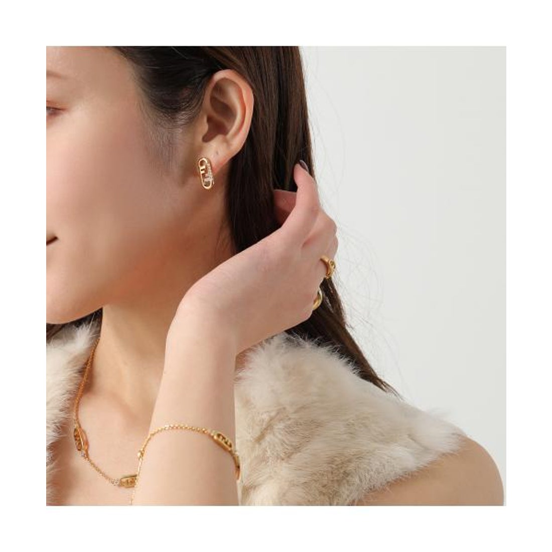 フェンディ FENDI FENDI ピアス OLOCK オーロック 8AL171 ATEP （F089U