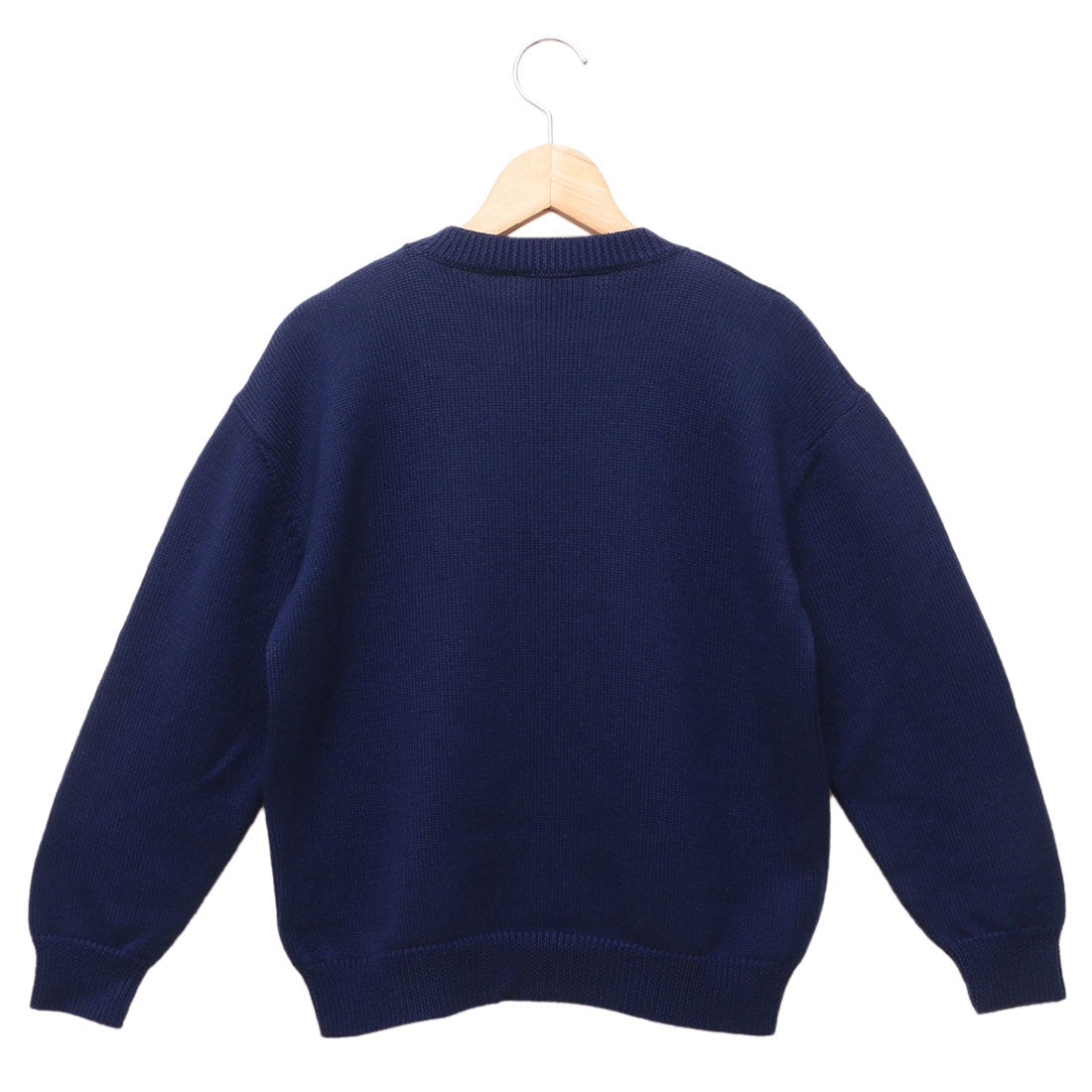 フェンディ FENDI 子供服 ニット セーター ネイビー ホワイト キッズ