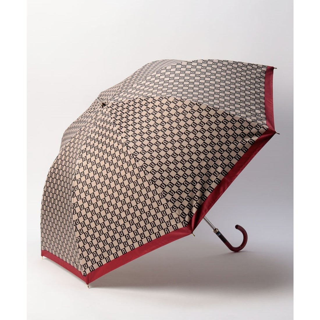晴雨兼用日傘 FURLAモノグラム （レッド） - ファッション通販