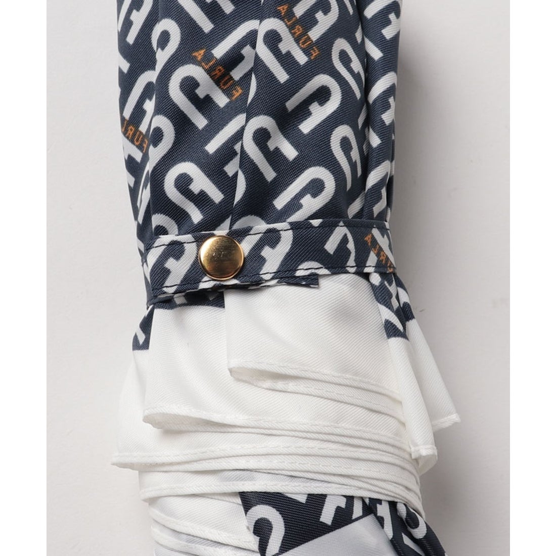 折りたたみ傘 FURLA モノグラム （ベージュ） - ファッション通販