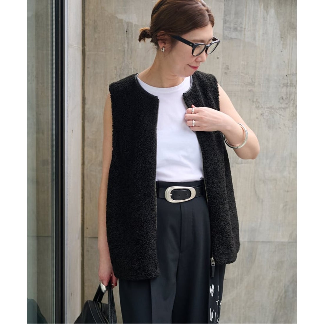 フレームワーク FRAMeWORK ≪追加予約 / 新色≫ボアベスト （ブラック